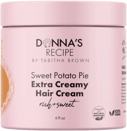 Donna's Recipe by Tabitha Brown Hair Cream (LOC System) Sweet Potato Pie Extra Creamy