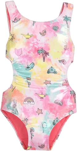 Disney Princess Swimsuit for Girls 3T Multicolored