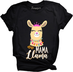 Mama Shirt Cute Momlife Cool Mom Tees Mothers Day Colorful Graphic Print T-Shirt Mama-08 Women Tank Medium Black