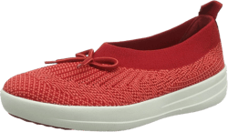FitFlop Women's F-Sporty Laceup Sneaker Fashion 37.5 Red Classic Red 203