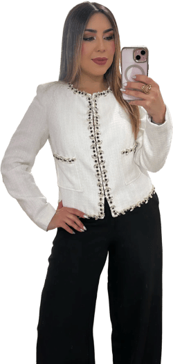 Embellish Tweed Jacket