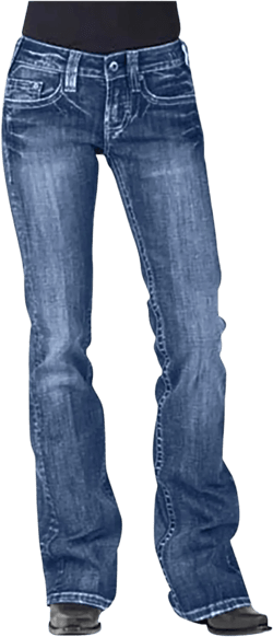 Women Stacked Jeans Pants Bootcut Jeans Workout Clothes Baggy Jean Trendy Fall Denim Pants Available in Large Sizes Small #03 Light Blue