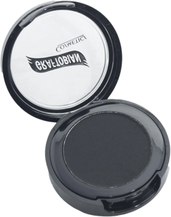 Graftobian Jet Black Cake Eyeliner - Smudge Proof, Long Lasting, Water Activated Pressed Powder Eyeliner for Bold Graphic Liner or Subtle Tightline Effect