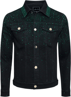 Rhinestone Denim Jacket