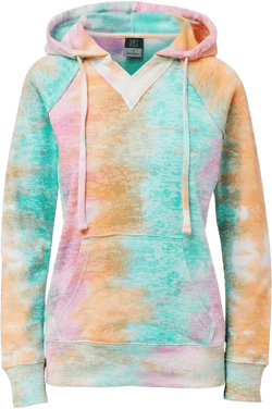 MV Sport Tie Dye Sweatshirts Hoodies for Women Rainbow Lightweight Pullover - Cotton Fleece Hoodie for Fall Winter Outfits Small Rainbow Sorbet