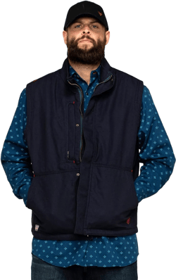 ARIAT Men's FR Workhorse Vest 3X-Large Navy