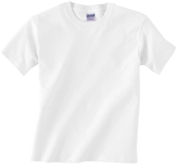 Gildan G510P Toddler Heavy Cotton T-Shirt, White, 4T, Pack Of 2, Boys Tshirts