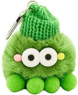 Pom Pom Pet Keychain