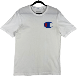 Champion White Basic Cotton Tee Shirt Size S
