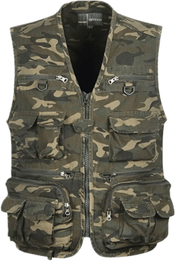 Unloading Tactical Vest Camo Coat Men Waistcoat Work Sleeveless Jacket Tool Camouflage Vest XX-Large Army Green