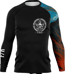 Virgo Zodiac Killer Rash Guard