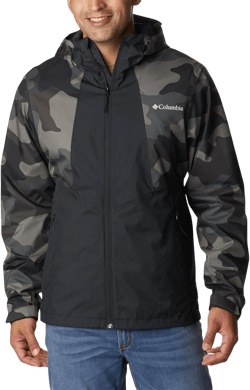 Columbia mens Inner Limits II Jacket Medium Black/Black Mod Camo Print