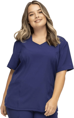 HeartSoul Break On Through Women Scrubs Top V-Neck HS797