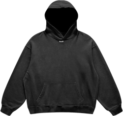 440G Oversized Hoodie | "Violet" (Faded Black)