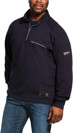 Ariat Men's REBAR Canvas Softshell Vest X-Large Navy
