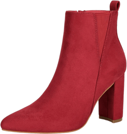 Amazon.com | Allegra K Women's Pointed Toe Zipper Block Heel Ankle Chelsea Boots | Ankle & Bootie