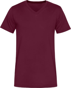 Men's V-Neck T-Shirt by Canvas