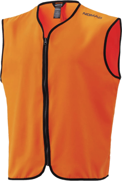 Nomad Men's Blaze Orange Zip Up Hunting Vest Large-X-Large Blaze