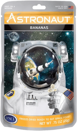 Astronaut Freeze-Dried Banana Slices