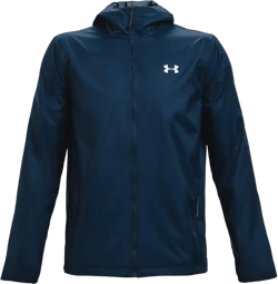 Under Armour Men's Forefront Rain Jacket Medium Academy Blue (411)/White