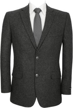 Men's Blazer Sport Coat Classic Fit Wool Blend 2 Button Business Suits Jacket Charcoal 54 Tall