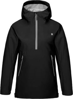 Little Donkey Andy Women's Waterproof Rain Jacket High-Performance Anorak Lightweight Windbreaker for Hiking X-Small Black