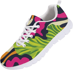 Novelty Walking Shoe Plus Size Lace Up Shoes for Women Daily Lightweight Outdoor Sneaker Soft Womens Tennis Sneakers 11 Cabbage