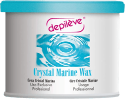 Depileve Strip Wax for Hair Removal - Crystal Marine Wax 14 oz - Ideal for Legs and Sensitive Skin