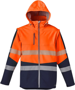 Syzmik Unisex 2 in 1 Stretch Softshell Taped Jacket (ZJ453)
