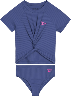 Reebok Girls' Tankini Set - 2 Piece UPF 50+ Short Sleeve Tankini Bikini Swimsuit - 2 Piece Bathing Suit for Girls (4-12) : Clothing, Shoes & Jewelry