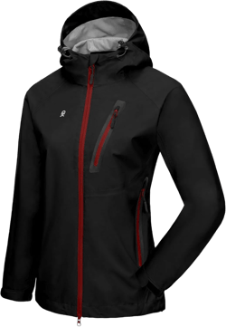 Little Donkey Andy Women's High-performance Waterproof Rain Jacket Ultra-Lightweight Outdoor Rain Shell Hiking