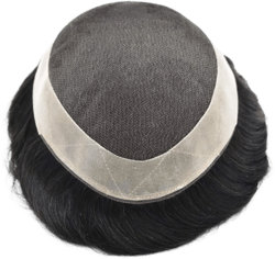 Hair Toupee For Men Human Hair Swiss Lace Hair System For Mens Hairpiece Toupee For Men Hairpiece Breathable Lace 6X9#1 Jet Black 120% Density #1 Jet Black 6X9-120% Light Medium To Medium Density