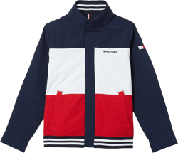 Tommy Hilfiger Boys' Adaptive Regatta Jacket with Magnetic Buttons Medium Navy Blazer