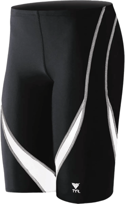 TYR Men’s Alliance Splice Jammer Swimsuit 36 Black/White