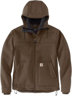 Carhartt Men's Super Dux Relaxed Fit Sherpa-Lined Active Jacket Coffee 3X-Large Tall