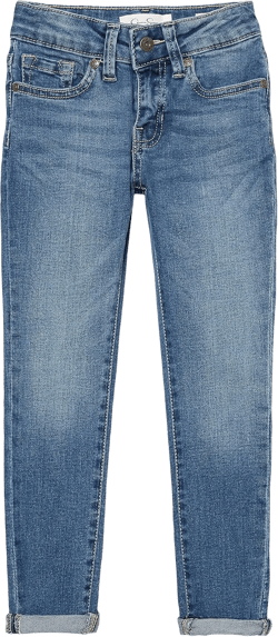 Jessica Simpson Jessica Girls' Jeans, Med Vintage Wash, 5