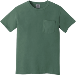 Comfort Colors Chouinard 6030 Adult Heavyweight Pocket Tee Light Green PgmDye X-Large
