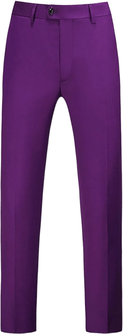Mens Slim Fit Golf Pants Stretch Flat Front Straight Leg Chinos Dress Pant Big and Tall Casual Wrinkle Free Suit Pant X-Large Purple