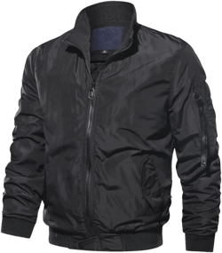 Parise blue light glasses men Casual Fall Windproof Bomber Jackets for Men Solid Color Full Zip Up Midweight Softshell Varsity Jackets Coats Outwear(Black,4X-Large)