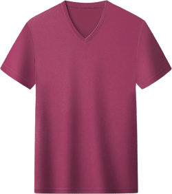 Generic Men's V-Neck Undershirt Henley Shirts Lightweight Basic Short Sleeve T-Shirt Fashion Solid Athletic Gym Workout Tops Medium Pink