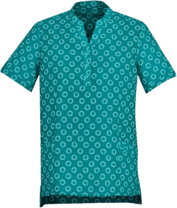 Biz Care Womens Easy Stretch Daisy Print Tunic (CS950LS)