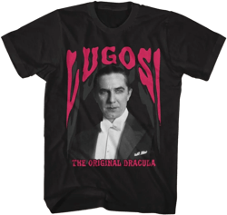 Bela Lugosi The Original Dracula Adult Black Short Sleeve T Shirt Graphic Tees Tall 3X-Large Black