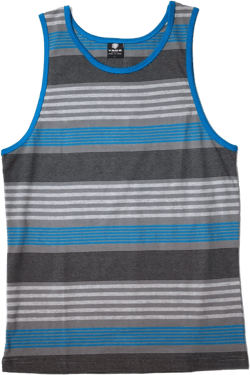 YAGO Men's Striped Tank Top YG5213