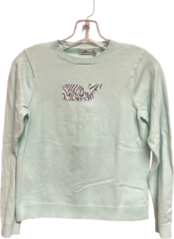 Vineyard Vines Size 16 Lt. Blue Cotton Big Girls Sweaters & Vests