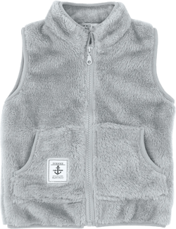 Boys Girls Sleeveless Jacket Polar Soft Sherpa Fleece Vest Outerwear Zip up Pockets