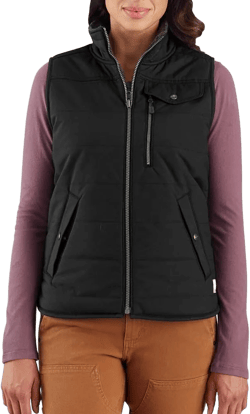 Carhartt Women's Utility Sherpa Lined Vest XX-Large Black