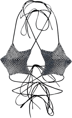 Women's Sequins Halter Triangle Bra Sexy Club Rave Bikini Top Backless Bandeau Strappy Crop Top Lingerie Festival Outfit Colorful, Star
