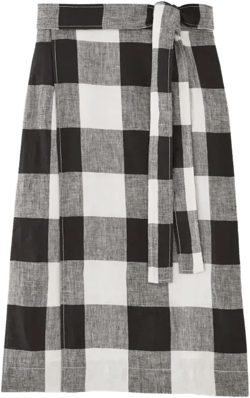 The Linen Wrap Skirt