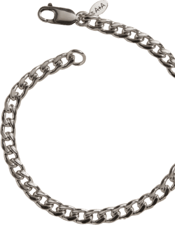 Ravena Delicate Curb Link Bracelet by Aureus + Argent