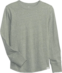GAP Boys' Texture Long Sleeve Tee T-Shirt